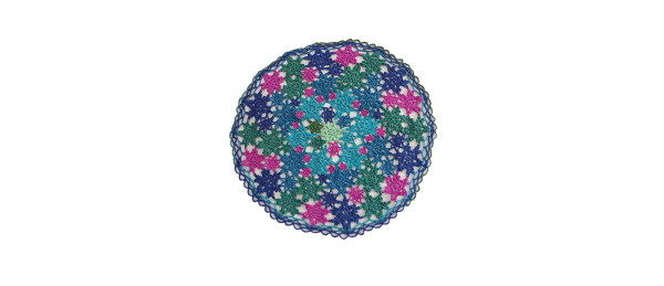 Crochet Snowflake Tablemat – Round