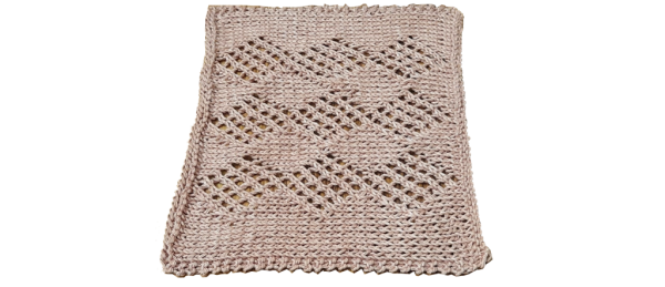 Diamond Pattern Dish Cloth – Brown