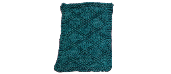 Diamond Pattern Dish Cloth – Dark Green