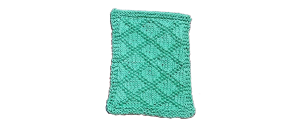 Diamond Pattern Dish Cloth – Light Green