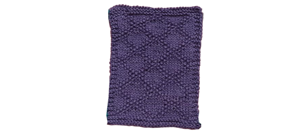 Diamond Pattern Dish Cloth – Purple