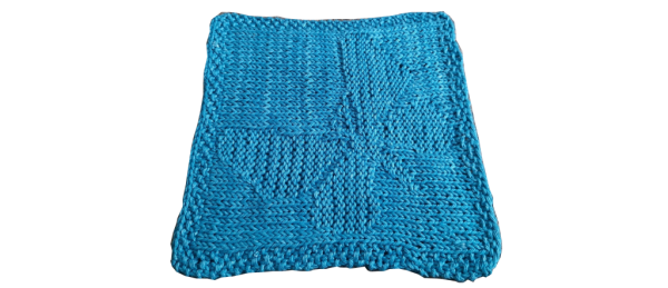 Butterfly Pattern Dish Cloth – Turquoise