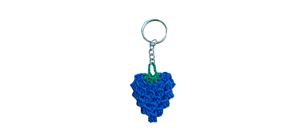 Crochet Key Chain – Blue