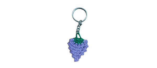 Crochet Key Chain – Purple