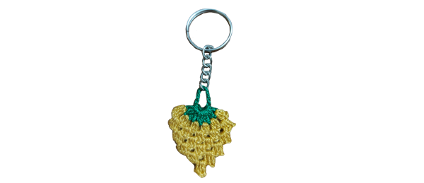 Crochet Key Chain – Yellow