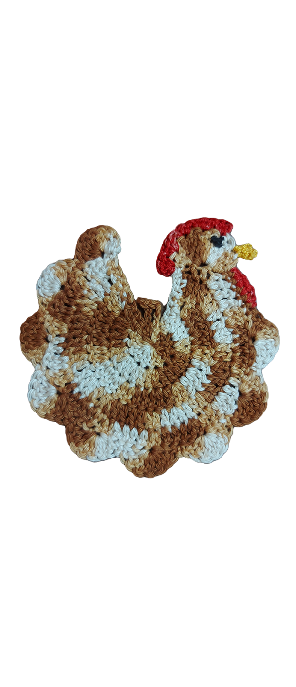 Crochet Chicken Pot Holder